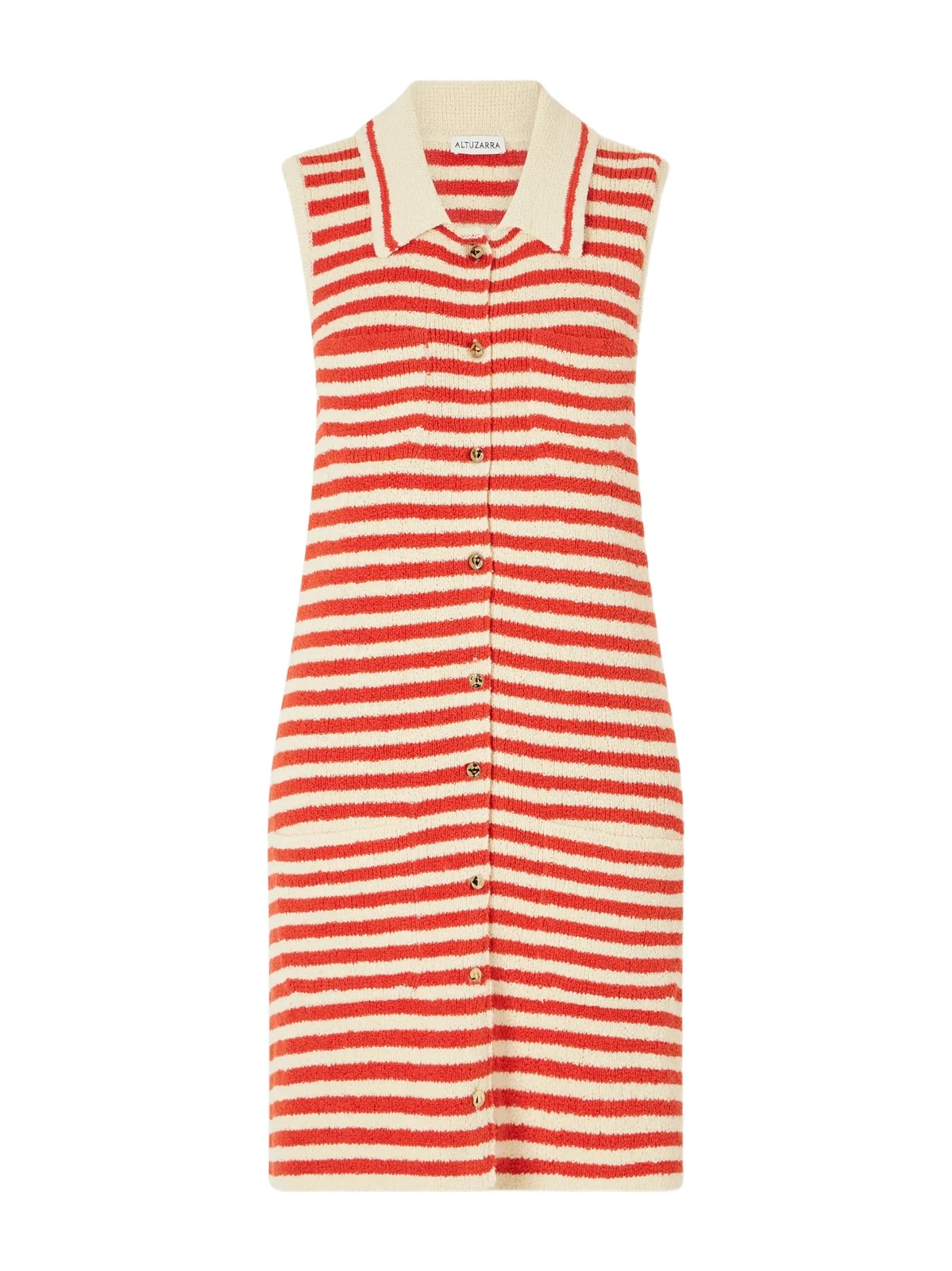 Mamie Striped Cotton-blend Bouclé Mini Dress Mamie Striped Cotton-blend Bouclé Mini Dress