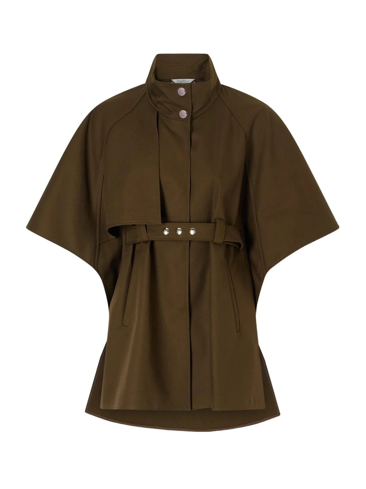 Avenue Belted Cotton Gabardine Cape Avenue Belted Cotton Gabardine Cape