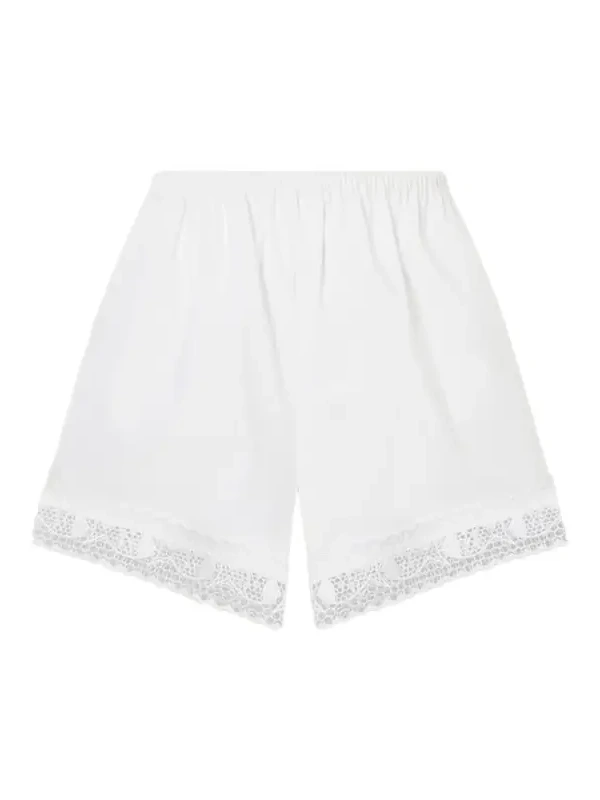 +da Adolfo Brezza Cotton-blend Shorts +da Adolfo Brezza Cotton-blend Shorts