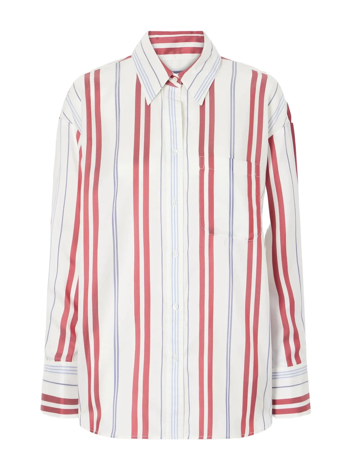 Big Joe Striped Silk Shirt