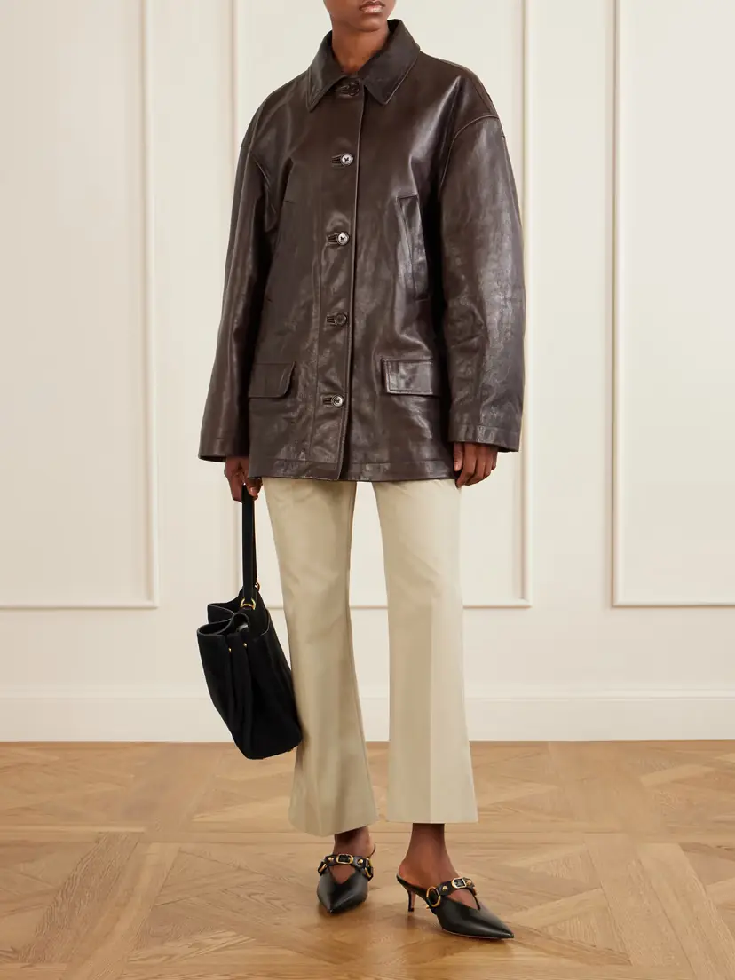 Balenciaga Cotton-gabardine Straight-leg Trousers | Thumbnail 2