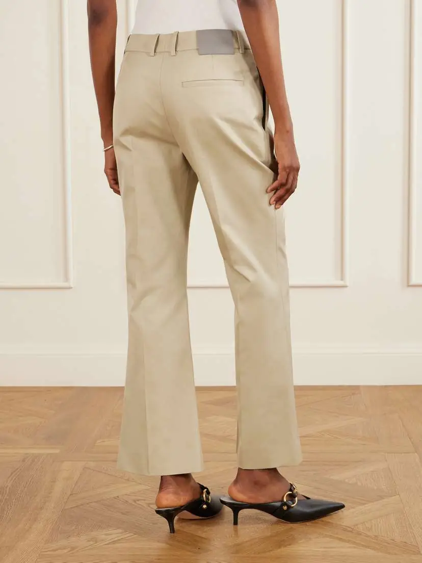 Balenciaga Cotton-gabardine Straight-leg Trousers | Thumbnail 4
