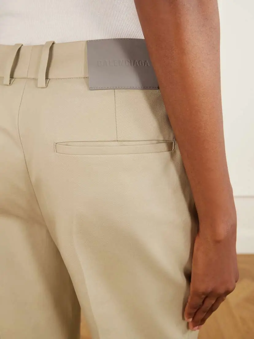 Balenciaga Cotton-gabardine Straight-leg Trousers | Thumbnail 5