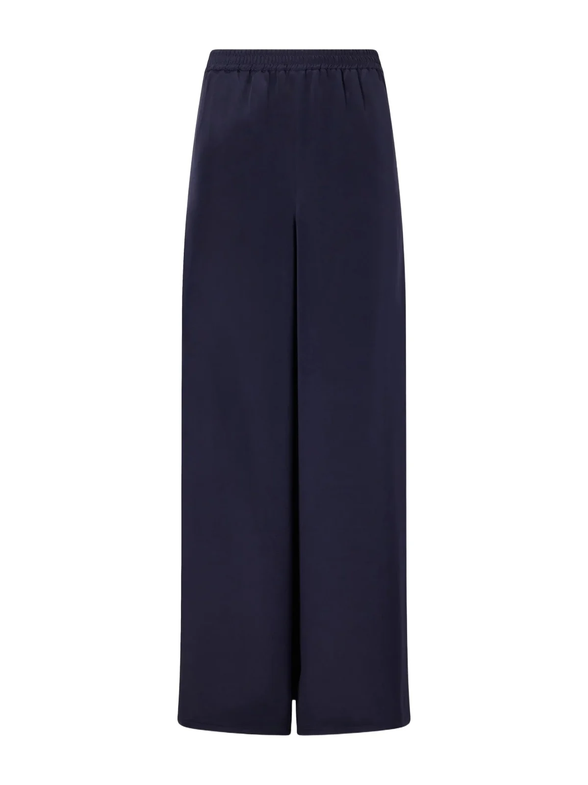 Volonta Logo-embroidered Silk Wide-leg Pants Volonta Logo-embroidered Silk Wide-leg Pants