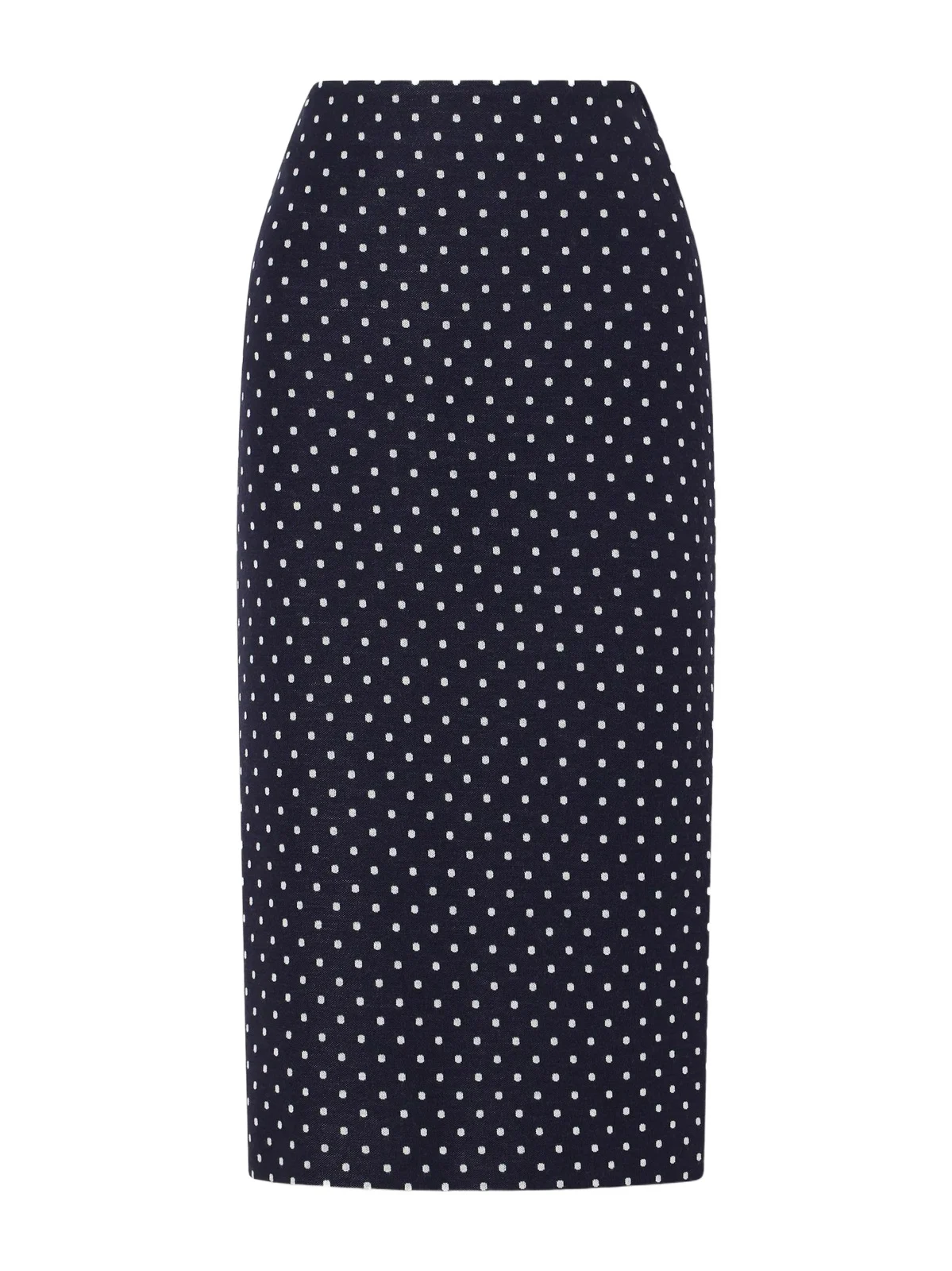 Adatti Polka-dot Jersey Midi Skirt