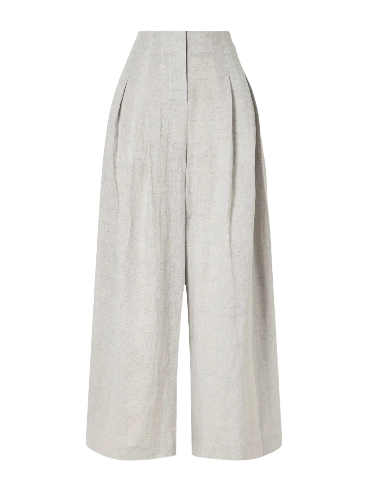 Drew Pleated Wide-leg Hemp Pants Drew Pleated Wide-leg Hemp Pants