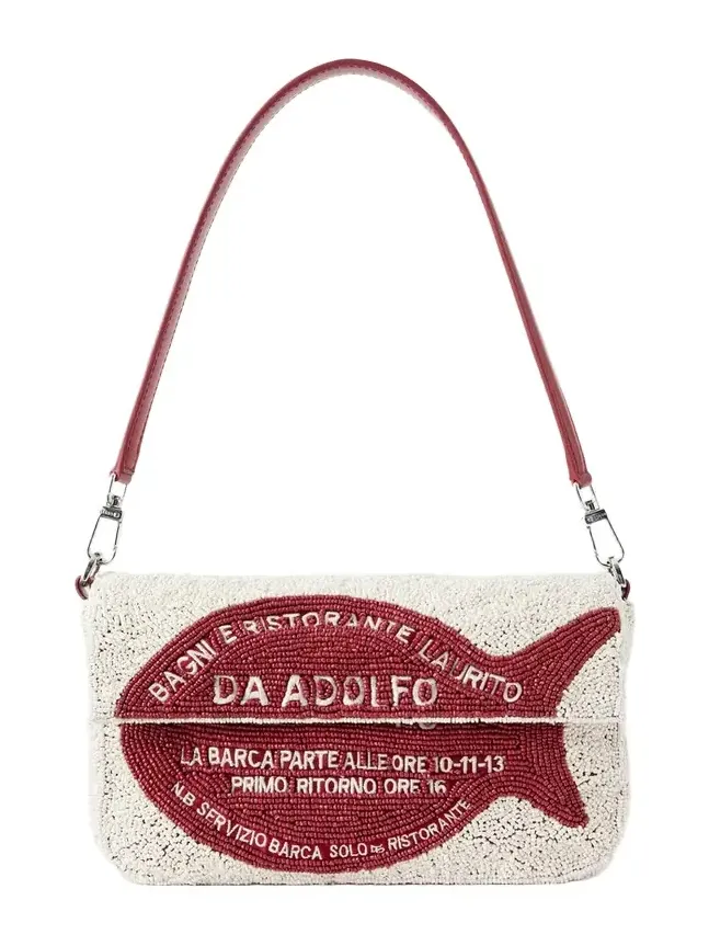 + Da Adolfo Timmy Beaded Shoulder Bag