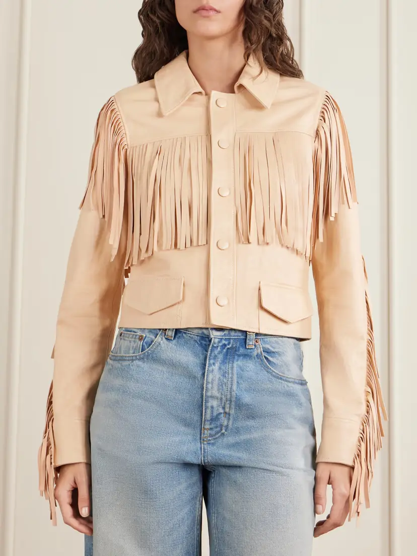 Chloé Fringed Leather Jacket | Thumbnail 3 Chloé Fringed Leather Jacket | Thumbnail 3