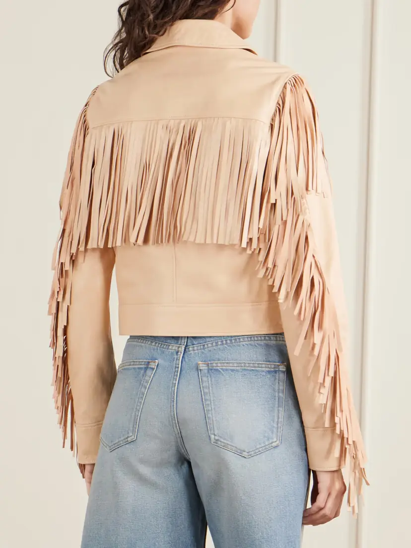 Chloé Fringed Leather Jacket | Thumbnail 4 Chloé Fringed Leather Jacket | Thumbnail 4