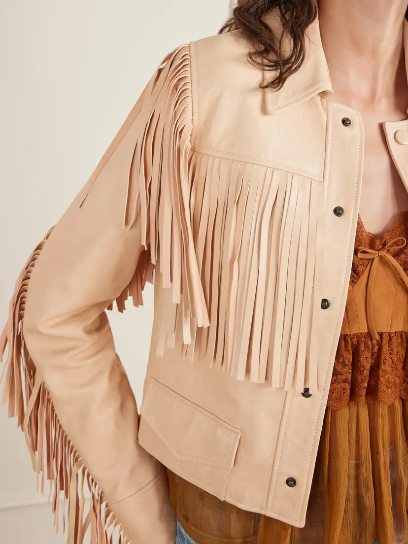 Chloé Fringed Leather Jacket | Thumbnail 5 Chloé Fringed Leather Jacket | Thumbnail 5
