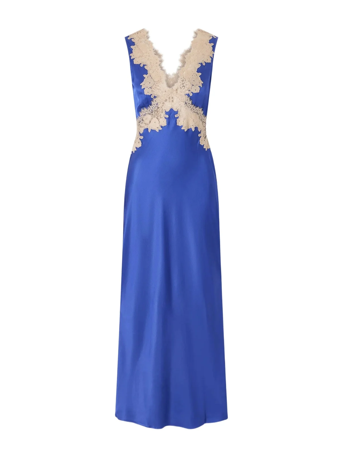 Lysandra Lace-trimmed Satin Midi Dress Lysandra Lace-trimmed Satin Midi Dress
