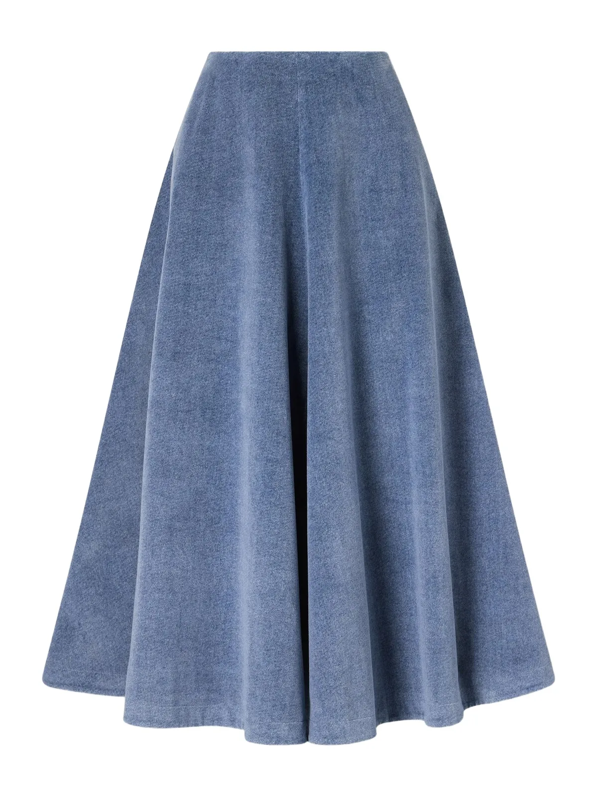 Altuzarra Varda Paneled Denim Midi Skirt