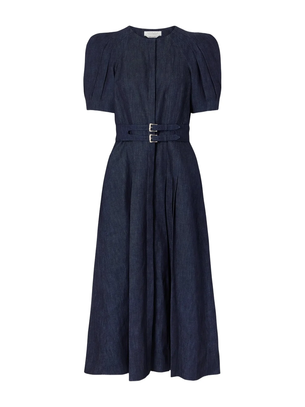 Patricia Belted Cotton And Linen-blend Denim Midi Dress Patricia Belted Cotton And Linen-blend Denim Midi Dress