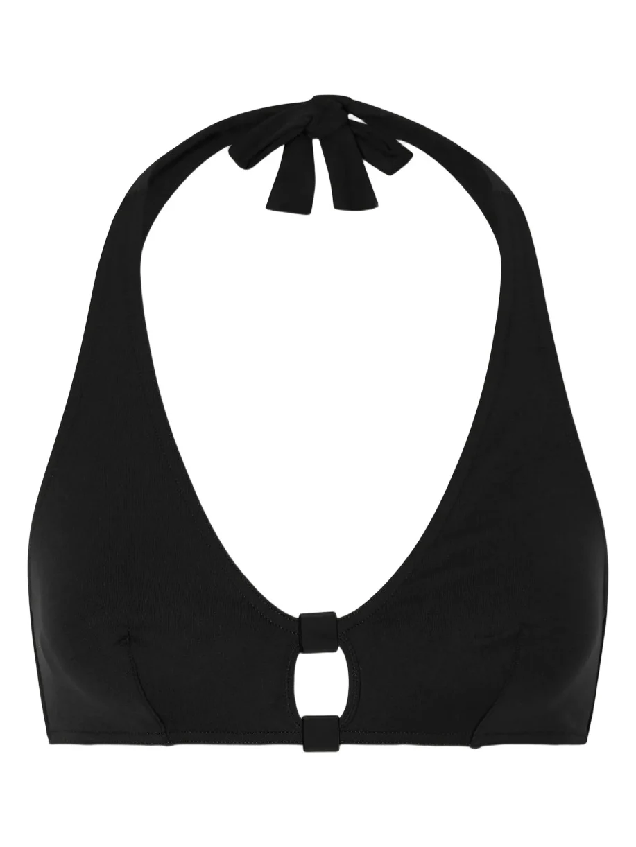Float Embellished Halterneck Bikini Top