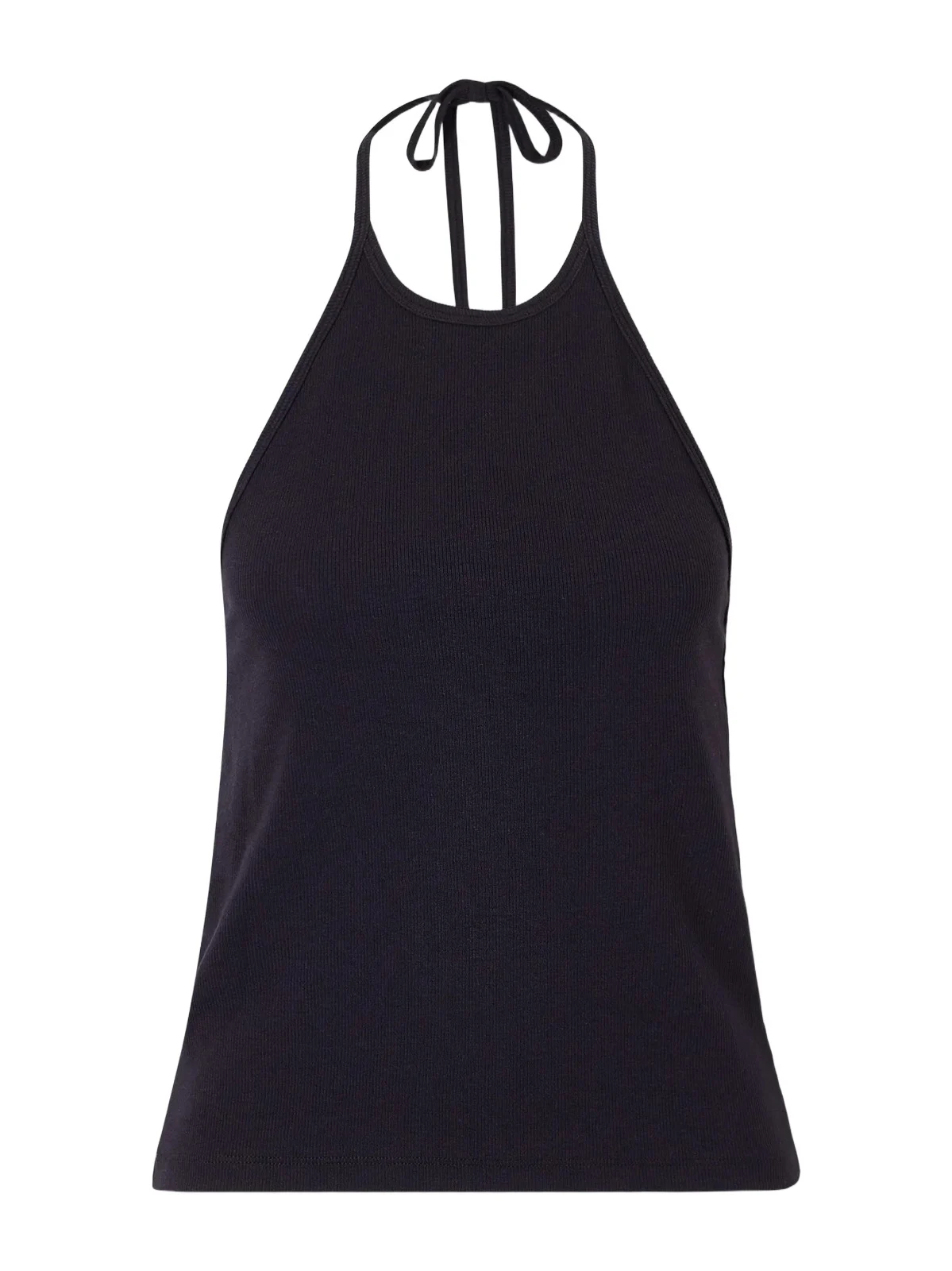 La Ligne Ribbed Jersey Halterneck Tank