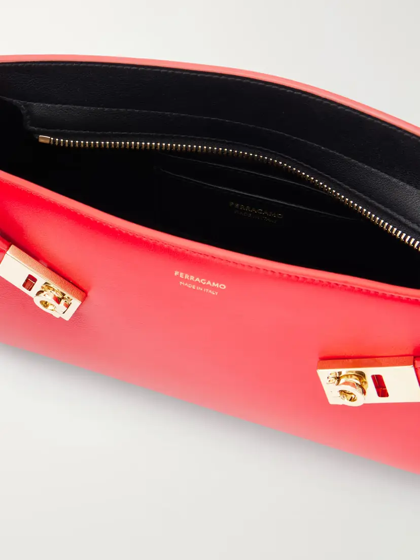 Ferragamo Hug Leather Shoulder Bag | Thumbnail 6 Ferragamo Hug Leather Shoulder Bag | Thumbnail 6
