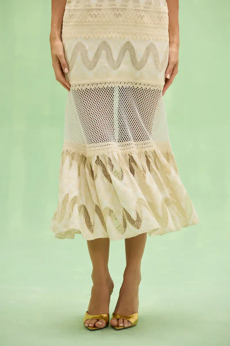 PatBo FLORA LACE MIDI DRESS | Thumbnail 3