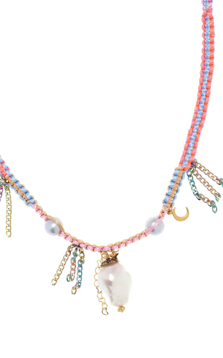 Joie DiGiovanni Neon Diamond Knotted Silk Multi-Stone Necklace | Thumbnail 3 Joie DiGiovanni Neon Diamond Knotted Silk Multi-Stone Necklace | Thumbnail 3