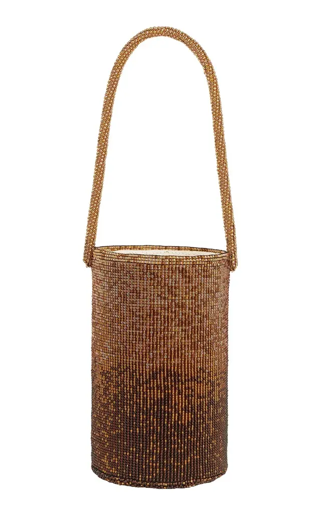 Paradise Cylinder Beaded Bag