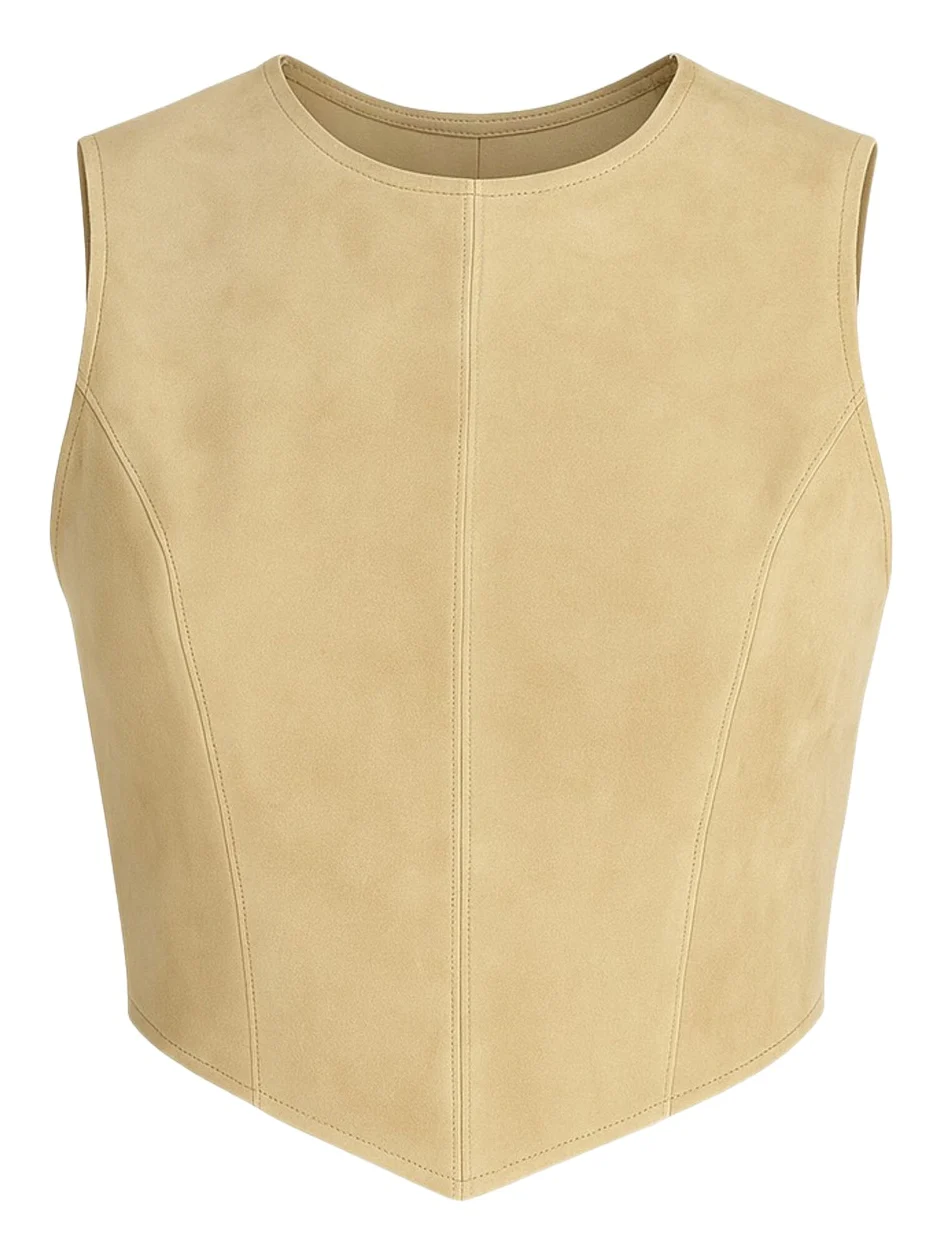 ZUT Sam Suede Shell Top