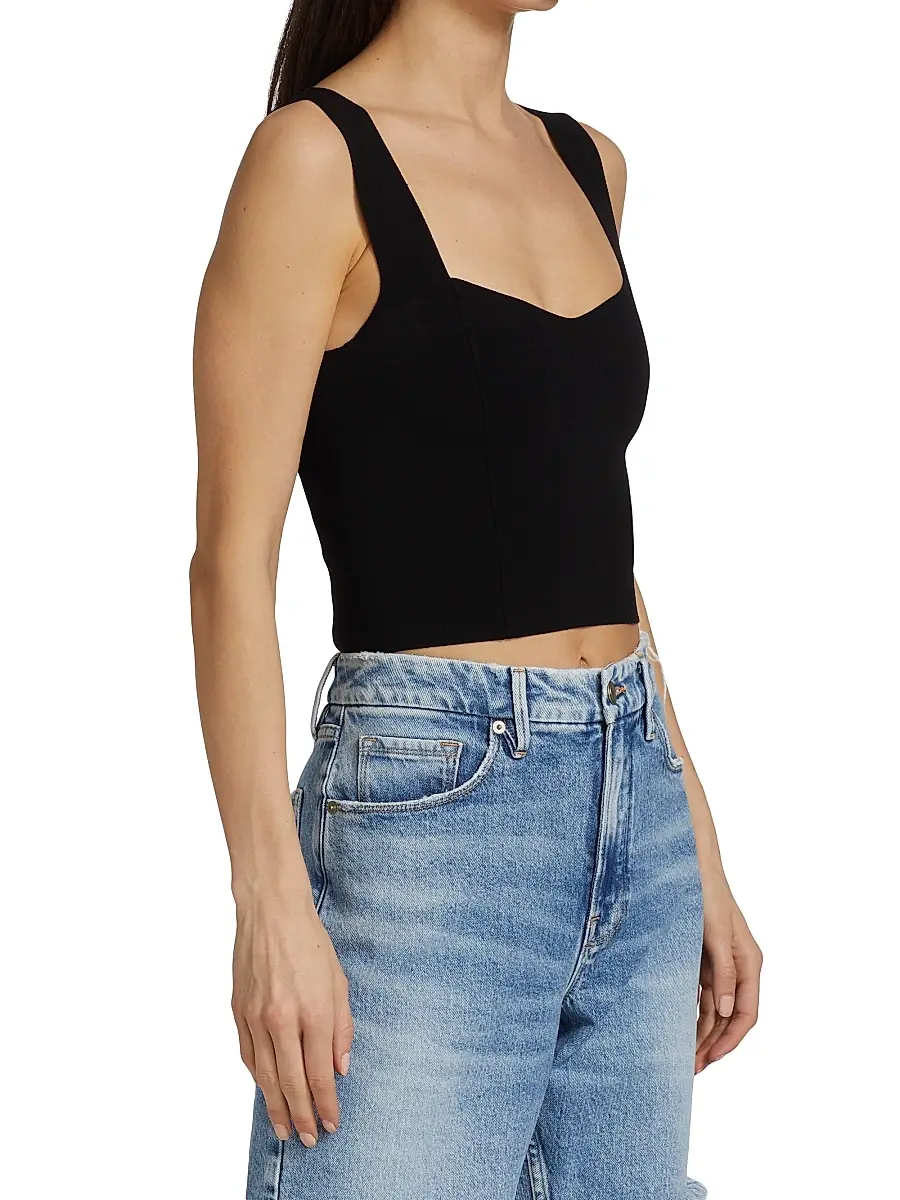 A.L.C. A. L.C. Women's Jordana Sleeveless Cropped Top | Thumbnail 4 A.L.C. A. L.C. Women's Jordana Sleeveless Cropped Top | Thumbnail 4