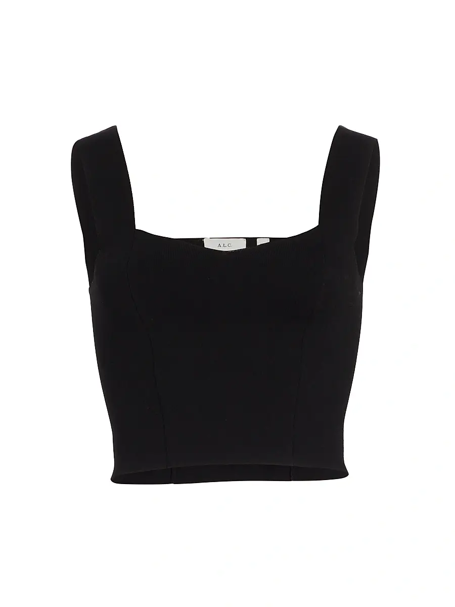 A. L.C. Women's Jordana Sleeveless Cropped Top A. L.C. Women's Jordana Sleeveless Cropped Top