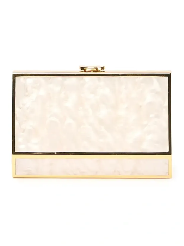 Women's Maddox Marble-Finish Acrylic Convertible Clutch