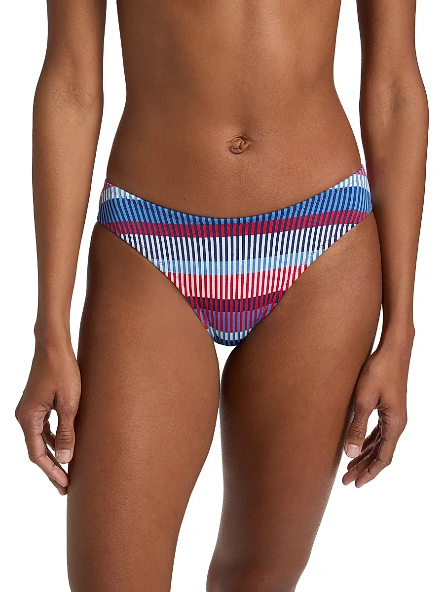 Solid & Striped Women's The Eva Multi-Stripe Bikini Bottom | Thumbnail 3 Solid & Striped Women's The Eva Multi-Stripe Bikini Bottom | Thumbnail 3