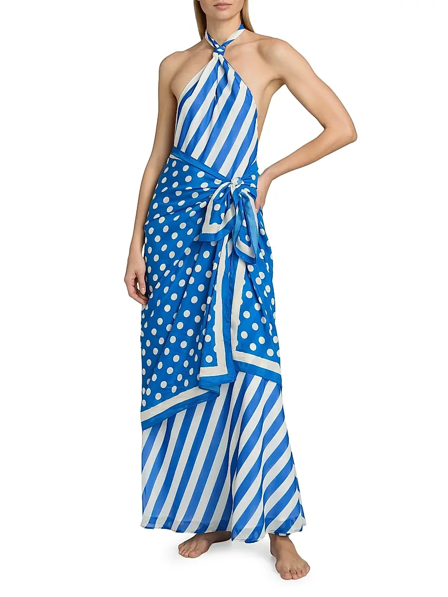 Solid & Striped Women's The Brisa Reversiable Cover-Up Maxi Dress | Thumbnail 2 Solid & Striped Women's The Brisa Reversiable Cover-Up Maxi Dress | Thumbnail 2