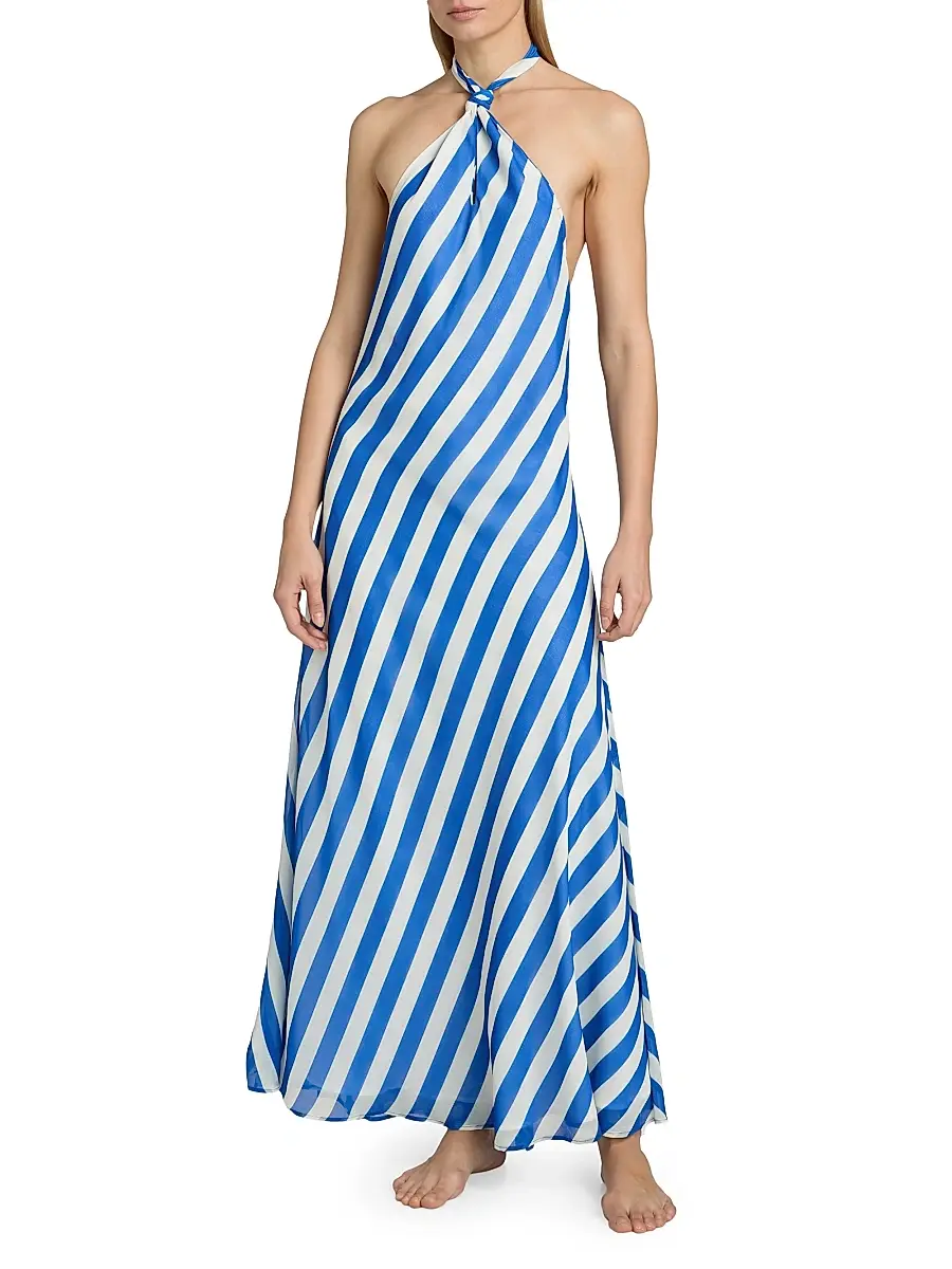 Solid & Striped Women's The Brisa Reversiable Cover-Up Maxi Dress | Thumbnail 3 Solid & Striped Women's The Brisa Reversiable Cover-Up Maxi Dress | Thumbnail 3