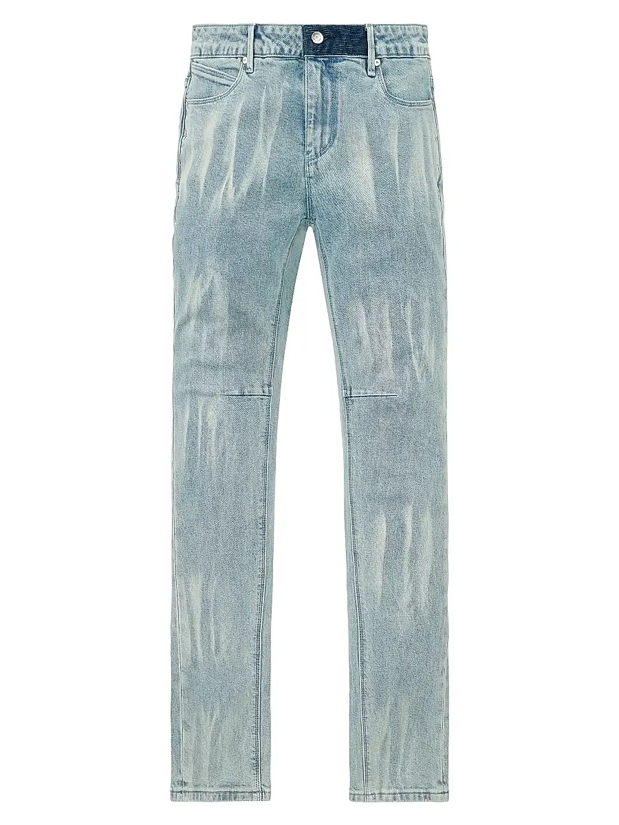 RTA Men's Chaparral Clayton Printed Skinny Jeans - Sky - Size 42 | Image 1 RTA Men's Chaparral Clayton Printed Skinny Jeans - Sky - Size 42 | Image 1