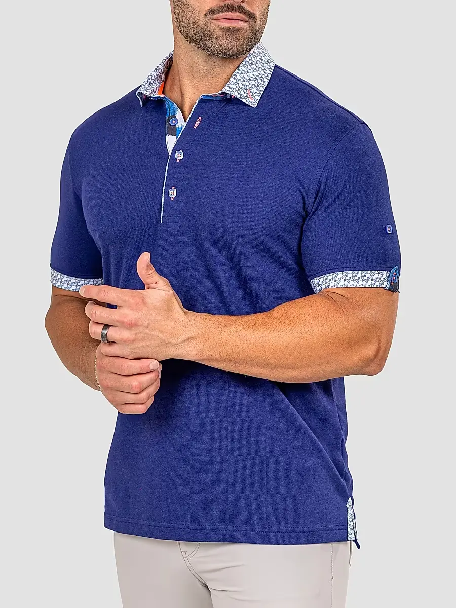 Maceoo Men's Newton Marthyr Polo Shirt | Thumbnail 2 Maceoo Men's Newton Marthyr Polo Shirt | Thumbnail 2