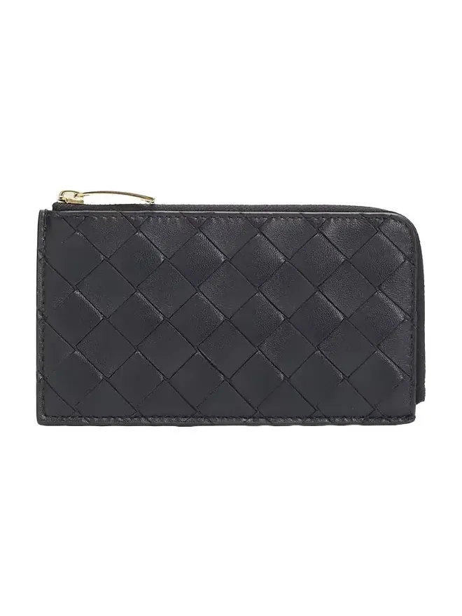 Women's Intrecciato Leather Card Case