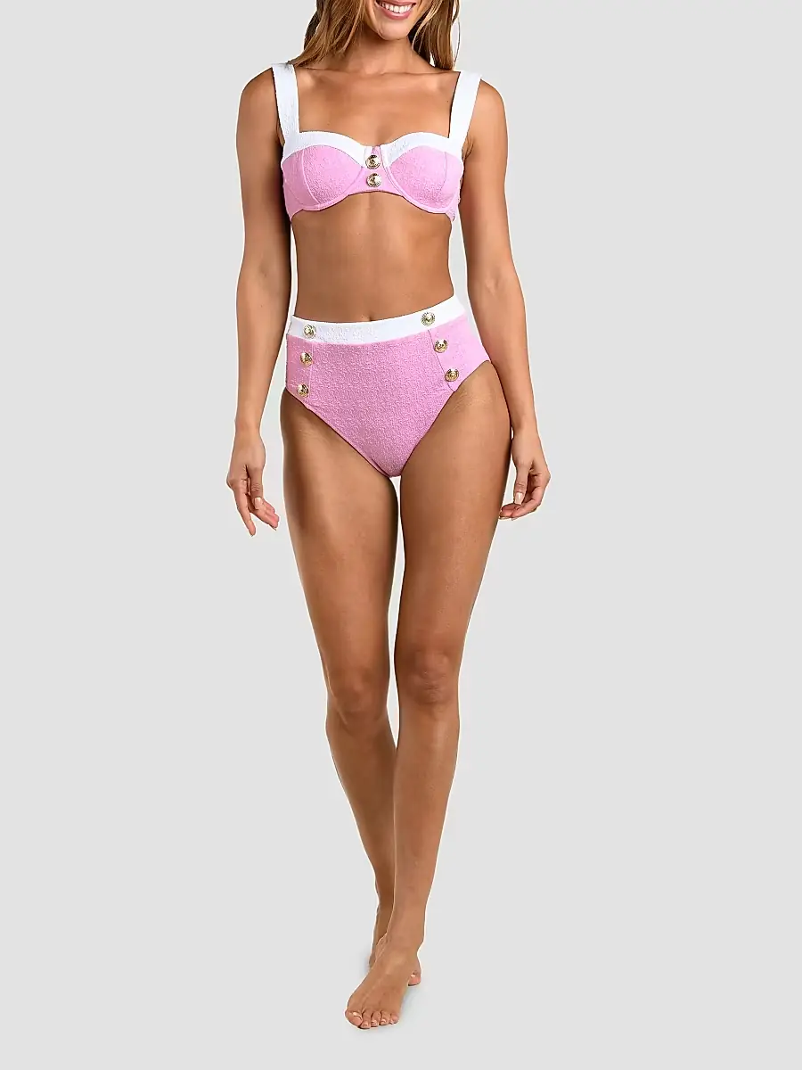 L'Agence Women's Colorblock Chic Alexandria Underwire Bikini Top | Thumbnail 2 L'Agence Women's Colorblock Chic Alexandria Underwire Bikini Top | Thumbnail 2