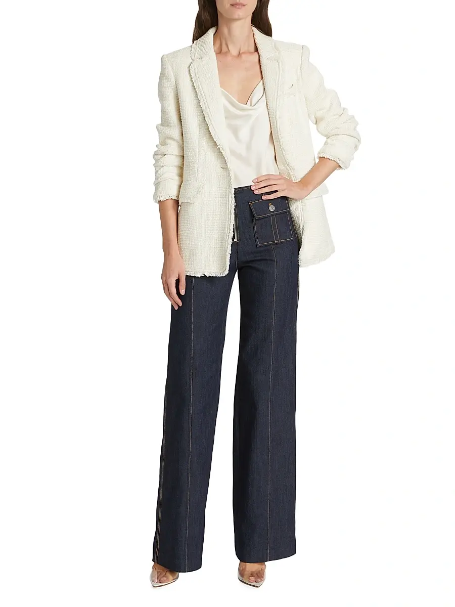 Cinq à Sept Women's Khloe Boucle Blazer | Thumbnail 2