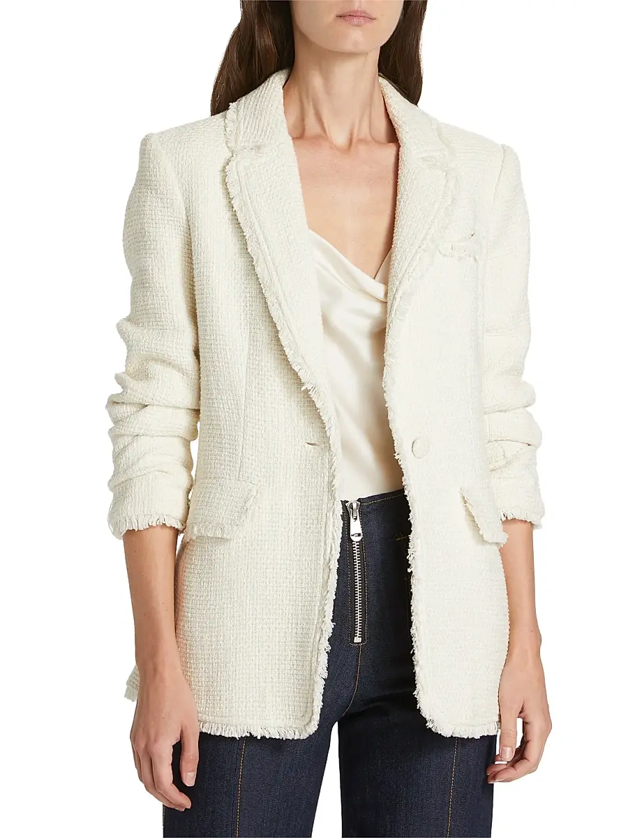 Cinq à Sept Women's Khloe Boucle Blazer | Thumbnail 3