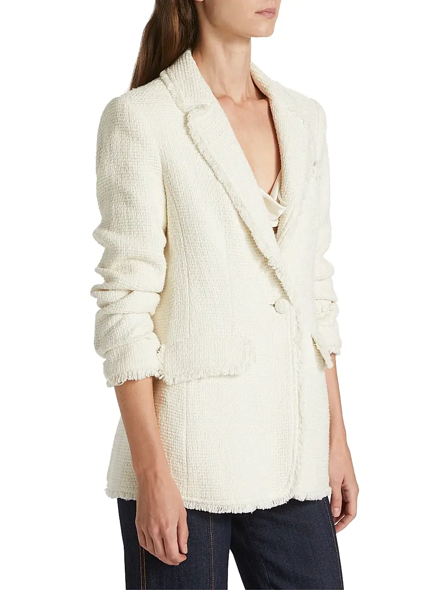 Cinq à Sept Women's Khloe Boucle Blazer | Thumbnail 4