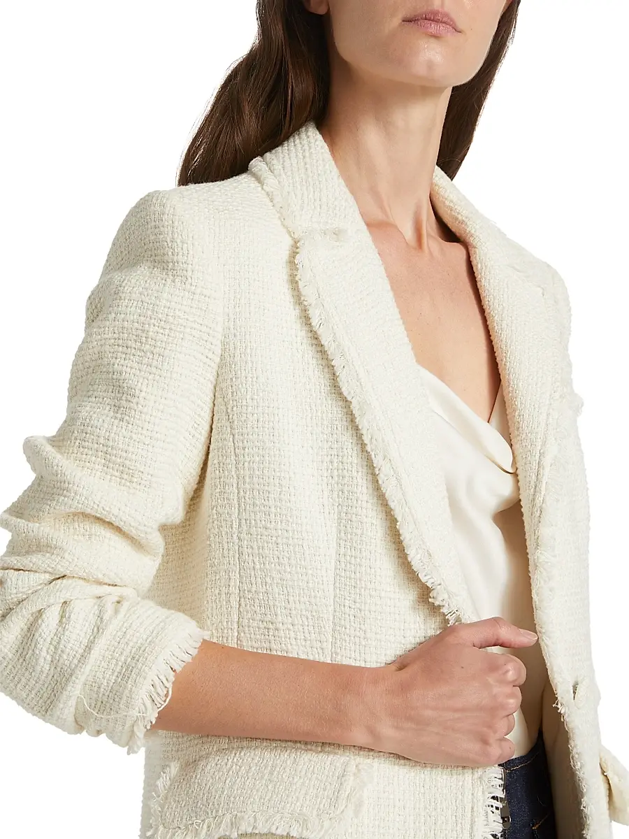 Cinq à Sept Women's Khloe Boucle Blazer | Thumbnail 6