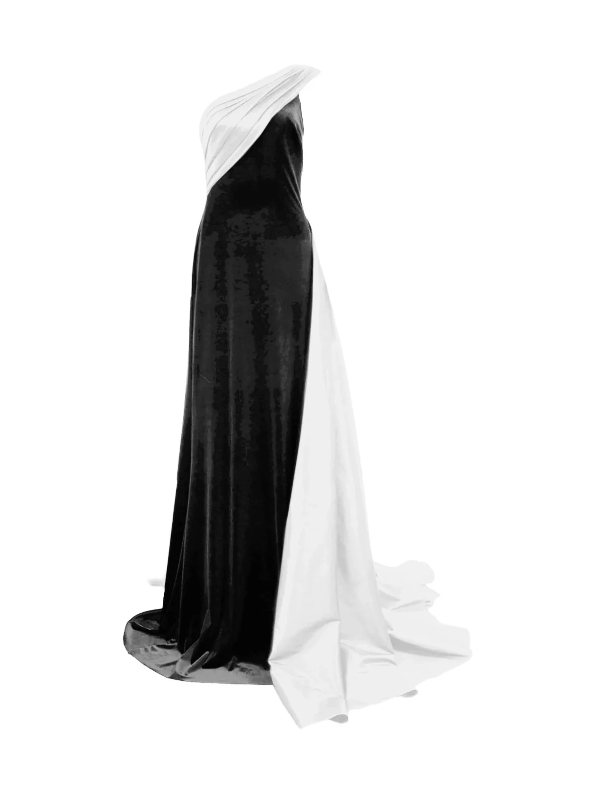 Tadashi Shoji Women's One-Shoulder Crepe Taffeta Gown