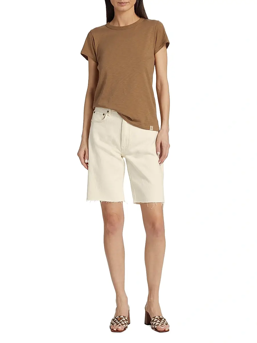 rag & bone Women's The Slub Cotton T-Shirt | Thumbnail 2 rag & bone Women's The Slub Cotton T-Shirt | Thumbnail 2