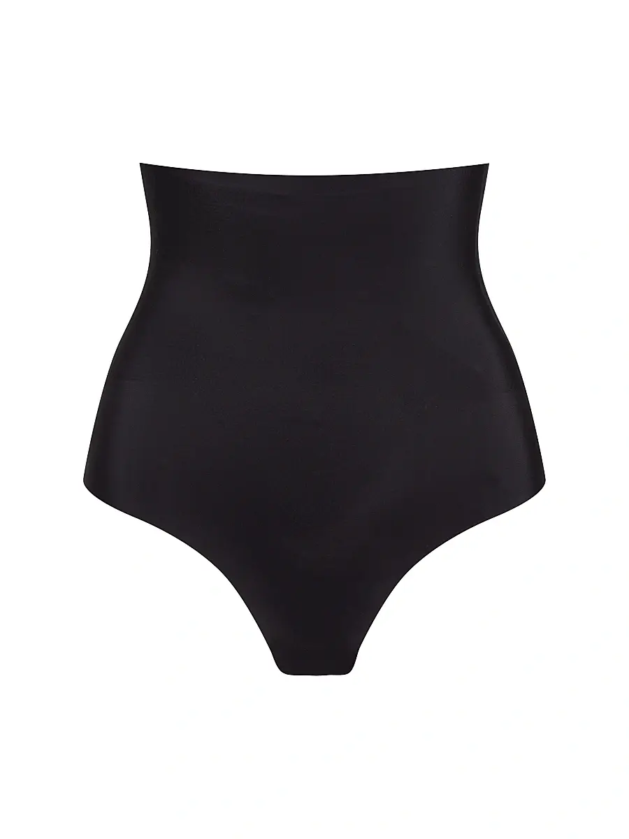 Commando Women's Zone Smoothing High-Waisted Brief - Black - Size Large | Image 1 Commando Women's Zone Smoothing High-Waisted Brief - Black - Size Large | Image 1