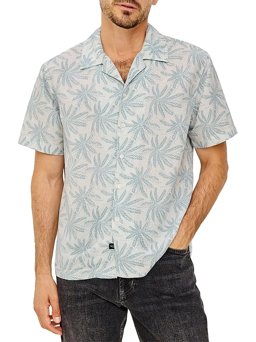 RAILS Men's Rhodes Hawaiian Ice Camp Shirt | Thumbnail 3 RAILS Men's Rhodes Hawaiian Ice Camp Shirt | Thumbnail 3