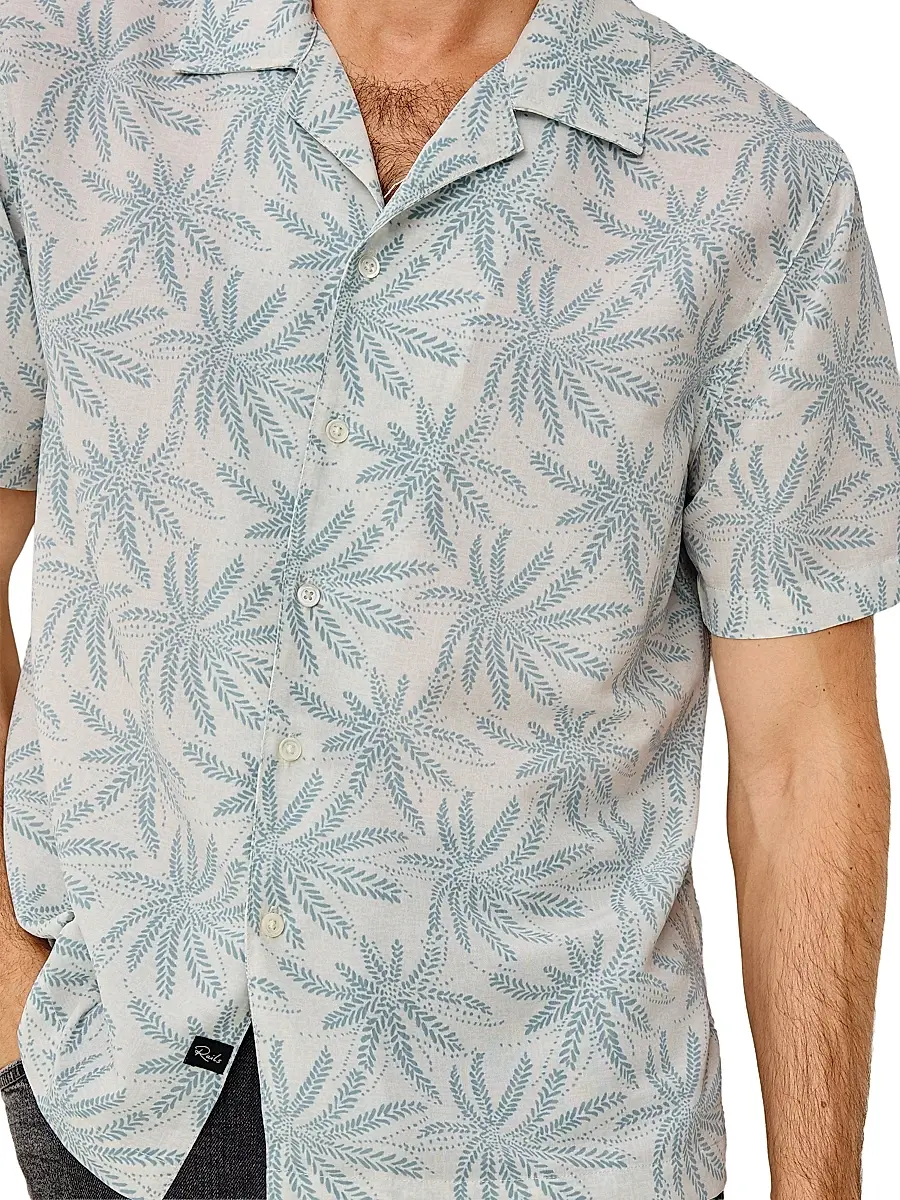 RAILS Men's Rhodes Hawaiian Ice Camp Shirt | Thumbnail 5 RAILS Men's Rhodes Hawaiian Ice Camp Shirt | Thumbnail 5