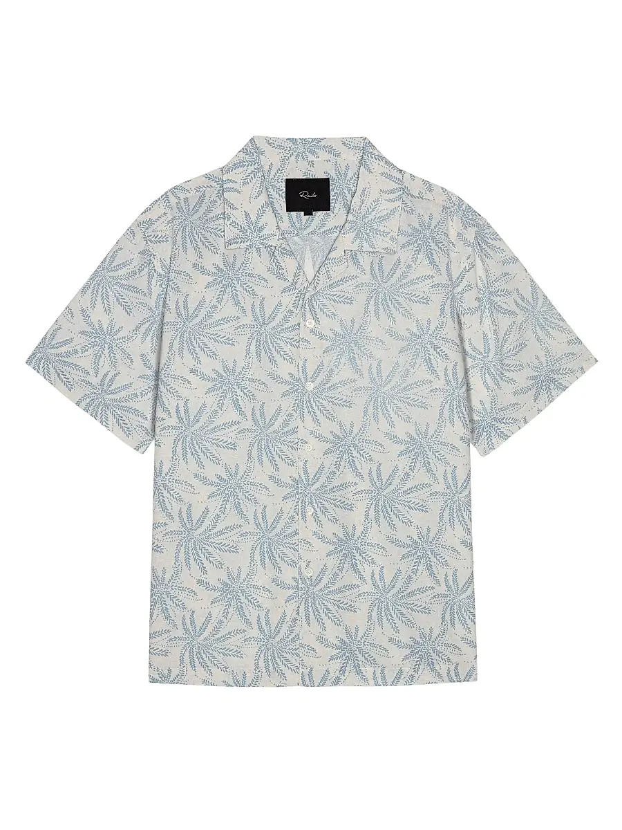Rails Men's Rhodes Hawaiian Ice Camp Shirt - Hawaiian Ice | Image 1 Rails Men's Rhodes Hawaiian Ice Camp Shirt - Hawaiian Ice | Image 1
