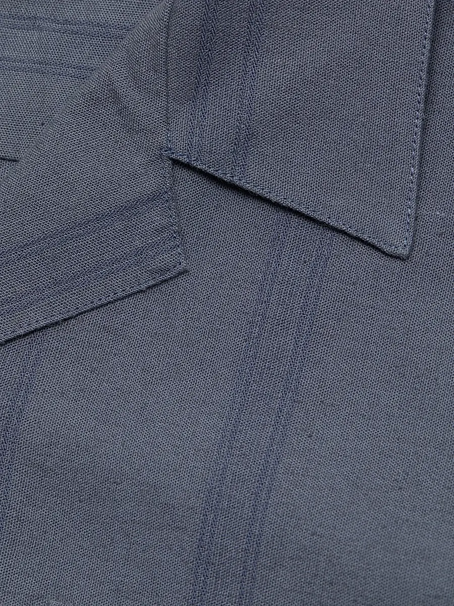 Vince Men's Cove Striped Cotton-Hemp Camp Shirt | Thumbnail 7 Vince Men's Cove Striped Cotton-Hemp Camp Shirt | Thumbnail 7