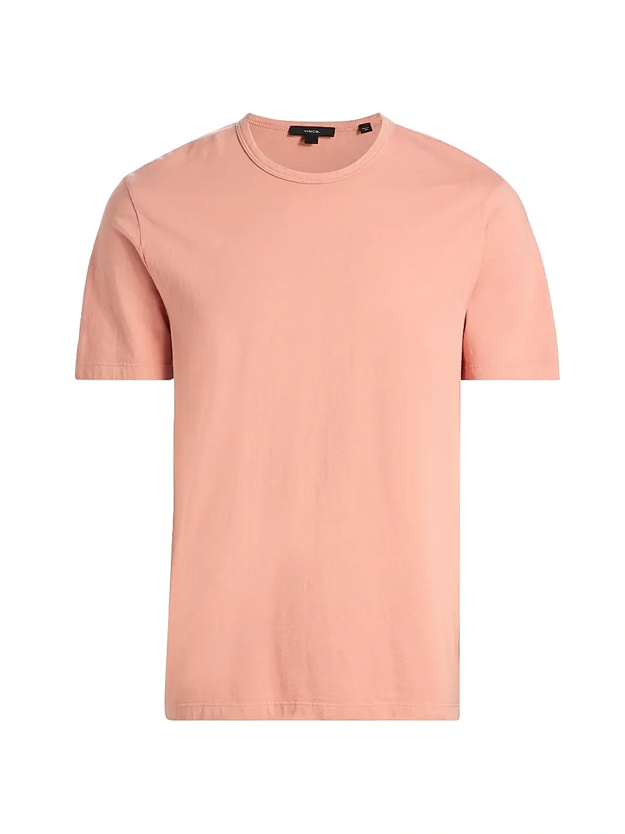 Vince Men's Garment-Dyed Crewneck T-Shirt