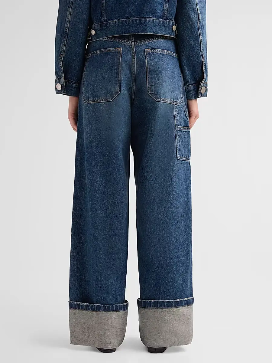 Marc Jacobs Women's Cuffed Wide-Leg Jeans | Thumbnail 3 Marc Jacobs Women's Cuffed Wide-Leg Jeans | Thumbnail 3