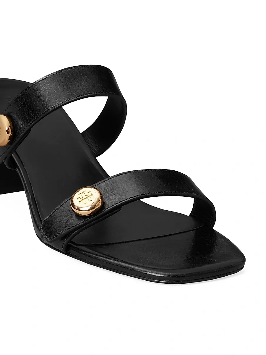 Tory Burch Women's Romy City 55MM Leather Sandals | Thumbnail 4 Tory Burch Women's Romy City 55MM Leather Sandals | Thumbnail 4