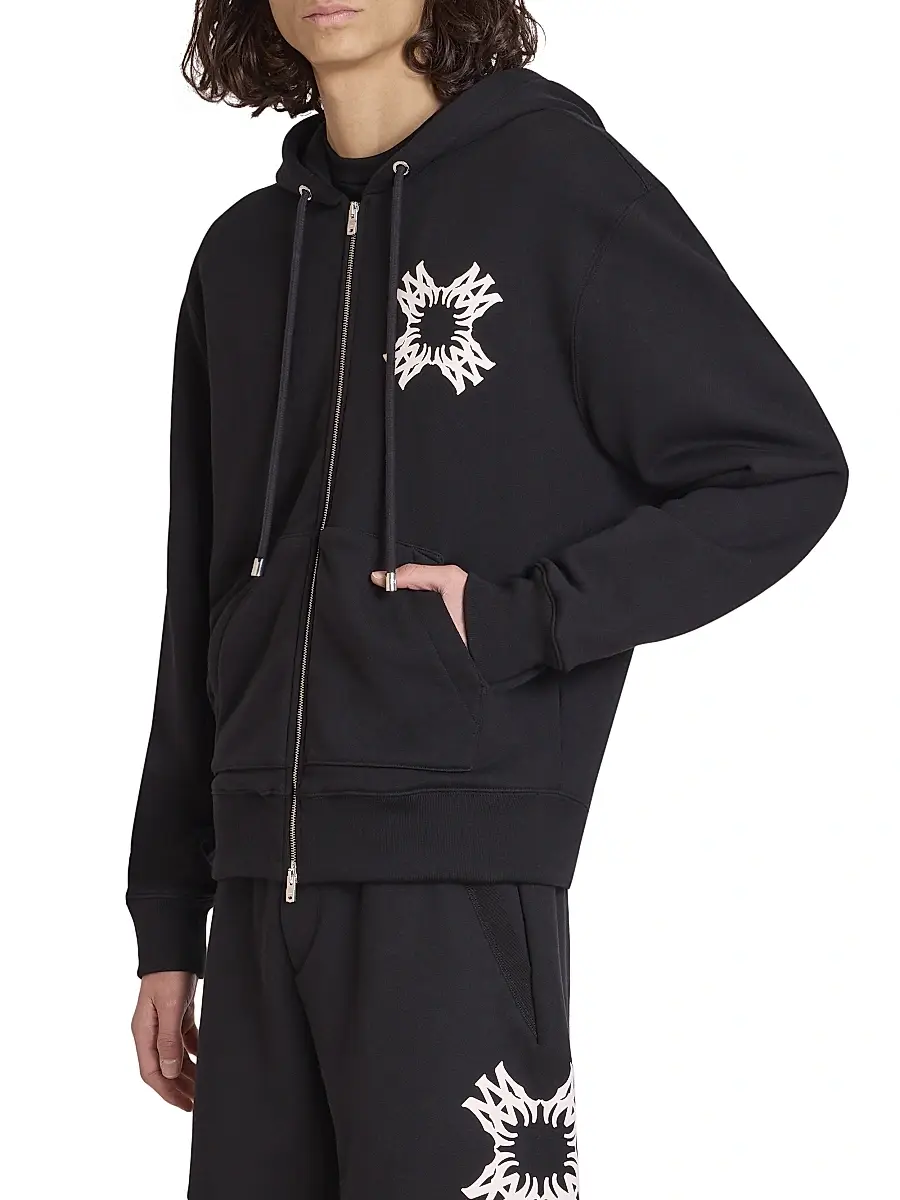AMIRI Men's MA Quad Full-Zip Hoodie | Thumbnail 4 AMIRI Men's MA Quad Full-Zip Hoodie | Thumbnail 4