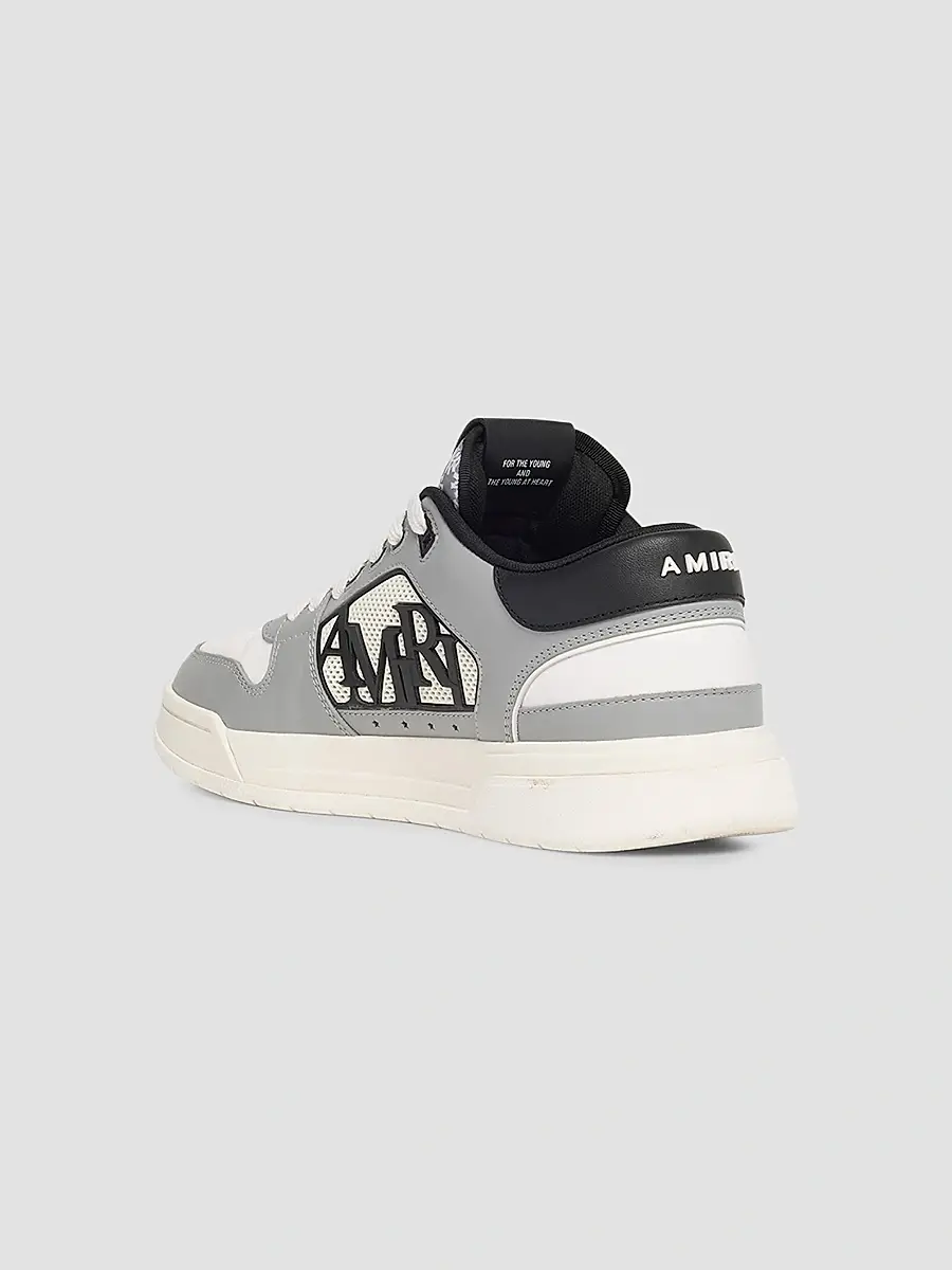 Amiri Men's Classic Logo Colorblocked Leather Low-Top Sneakers - Grey | Thumbnail 2 Amiri Men's Classic Logo Colorblocked Leather Low-Top Sneakers - Grey | Thumbnail 2